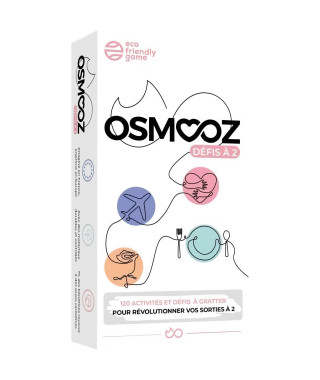 Jeu Couple - Osmooz Défis a 2 - Jeux de société - Jeu de Carte  Cadeau Femme  Cadeau Homme - Cadeau Couple Original