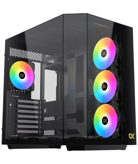 Boîtier PC - XIGMATEK - CUBI II - Cube - E-ATX - Verre trempé - ARGB - Noir