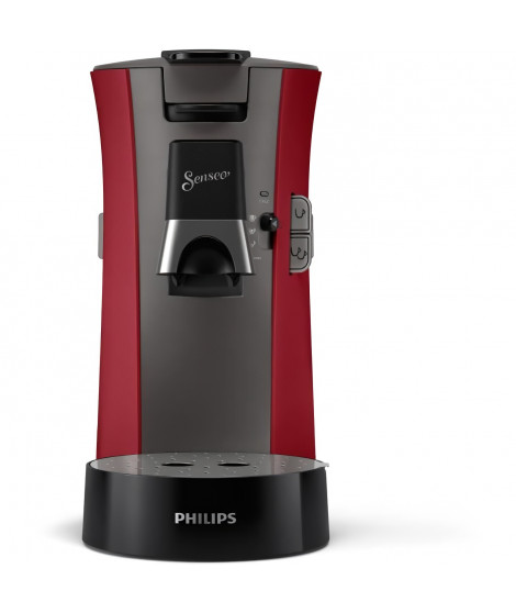 Machine a café dosettes SENSEO - PHILIPS - CSA240/91 - Select Eco - 1450 W - Rouge intense