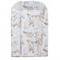 Matelas a langer - BAMBISOL - Plaque mousse - Imprimé lapin beige