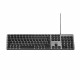 Clavier Filaire - Bluestork - KB Mac - Azerty - Compatible Mac - Noir