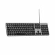 Clavier Filaire - Bluestork - KB Mac - Azerty - Compatible Mac - Noir