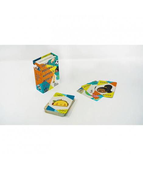 Taco Football Women's World Cup - Jeu d'ambiance - BLUE ORANGE - Rapidité et observation - Des 8 ans