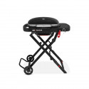 Barbecue a gaz - WEBER - Traveler Compact - Noir - Chariot pliable - 2.2 kW