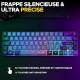 Pack Gamer 2 en 1 - THE G-LAB - COMBO HYDRO - Souris filaire - Clavier filaire - Gris/Noir - RGB
