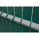 Kit lamelles brise-vue - VERT - Pour panneau de clôture rigide - Occultant 4/5 - 1,225 x 2,50 m - Vert