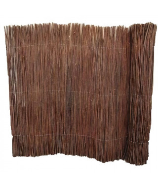 Canisse fagot d'osier fin - NATURE - 1 x 3 m - Occultant 4/5