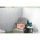Canisse PVC double face - NATURE - 1 x 3 m - 1600 g/m² - Occultant 4/5 - Anti-UV - Blanc