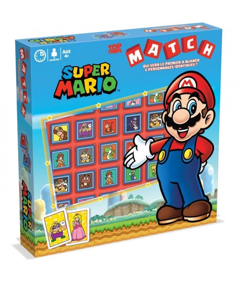 Winning Moves - Match Super Mario - Jeu de stratégie - Version française