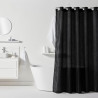 Rideau de douche gauffré - Black - Polyester - 180 x 200 cm - 12 crochets - UTILITY - TODAY