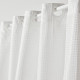 Rideau de douche gauffré - White - Polyester - 180 x 200 cm - 12 crochets - UTILITY - TODAY