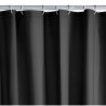 Rideau de douche gauffré - Black - PEVA - 180 x 200 cm - 12 crochets - UTILITY - TODAY