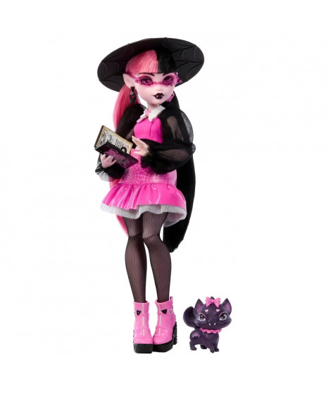 Monster High-Draculaura-Poupée avec animal de compagnie et accessoires HRP64