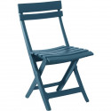 Chaise pliante - GROSFILLEX - MIAMI - Bleu minéral