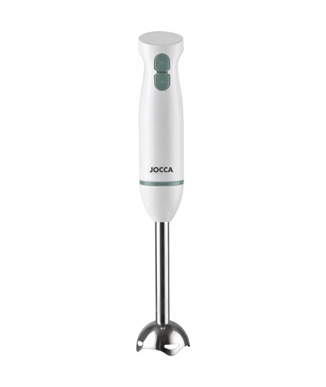 Mixeur plongeant - JOCCA - 600 W - 2 vitesses - 6 x 6 x 36 cm - Blanc