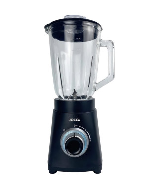 Blender - JOCCA - Bol en verre 1,5 L - 2 vitesses - Noir