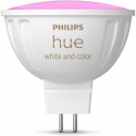 Ampoule connectée - PHILIPS HUE - MR16 - Lumiere blanche et colorée - Compatible bluetooth - Fonctionne avec App et voix