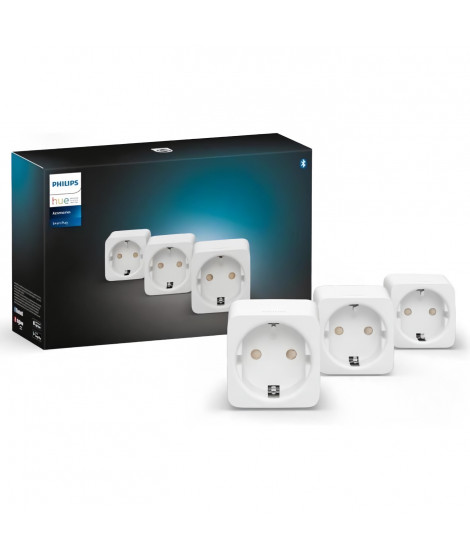 Lot de 3 prises connectées - PHILIPS HUE - Blanc