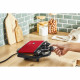 MOULINEX Appareil a croque-monsieur, 650 W, Plaques antiadhésives, Poignée thermoplastique, Loquet de fermeture, Accessimo SM…
