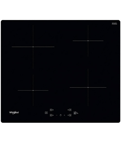 Plaque induction - WHIRLPOOL - WSQ2160NE - 4 foyers/boosters - 7200 W - Largeur 60 cm