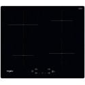 Plaque induction - WHIRLPOOL - WSQ2160NE - 4 foyers/boosters - 7200 W - Largeur 60 cm