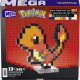 MEGA-Pok?mon-Salam?che-Coffret de construction r?tro 349 pi?ces - MEGA Pok?mon - HTH76