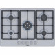 Table de cuisson a gaz - BOSCH Série 4 - 5 foyers - 52 x 75 x 4,5 cm - PGQ7B5K90 - Inox