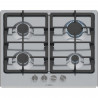 Table de cuisson a gaz - BOSCH Série 4 - 4 foyers - 52 x 58,2 x 4,5 cm - PGP6B5K90 - Inox