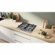 Table de cuisson a gaz - BOSCH Série 6 - 4 foyers - 52 x 58,2 x 4,5 cm - PCP6A5I90 - Inox