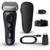 Rasoir - BRAUN - SERIES 8 8513s - 4 éléments rasage - Wet&Dry - 60 min - Noir