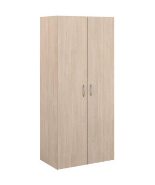 Armoire de chambre - EASY LIFE - Chene - 2 portes - 80,2 x 180 x 49,7 - PARISOT