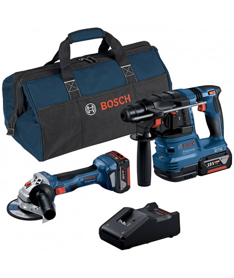 Pack marteau perforateur et meuleuse - Bosch - 0615A50037
