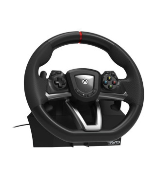 Volant de course - HORI - Overdrive - Pédales incluses - Compatible PC et Xbox - Noir