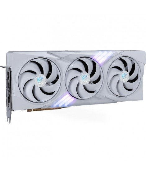 Carte graphique - MSI - GeForce RTX 5080 Gaming Trio OC White - 16 Go - GDDR7 - PCIe Gen 5