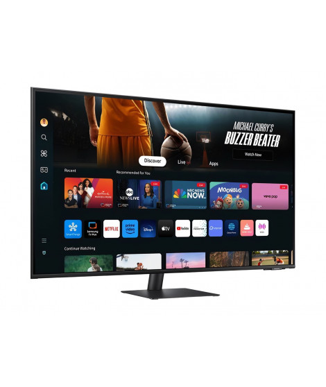 Moniteur PC - Samsung - LS43DM702UUXEN - 43 - Flat - UHD 4K 3840x2160 - 60Hz - VA - 4ms - Flat - HDR10 - 300cd/m2 - Smart - 5…