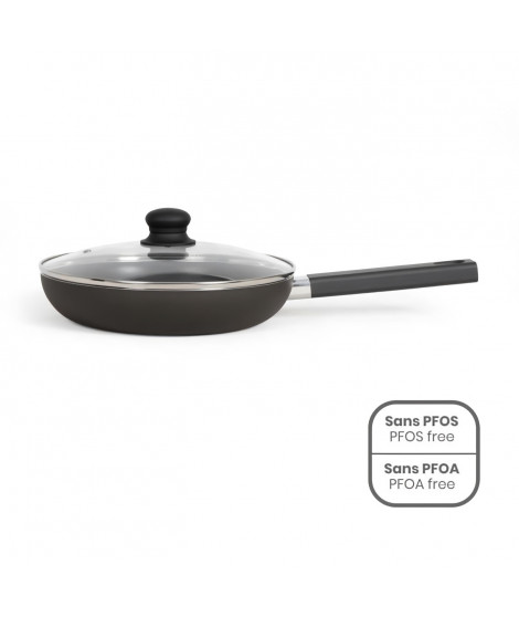 Sauteuse 26 cm - LIVOO - MEP153N - Antiadhésif sans PFOA ni PFOS - Manche silicone - Tous feux dont induction
