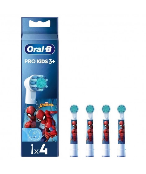 4 brosettes - ORAL-B - Spiderman