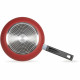 Sauteuse 26 cm - LIVOO - MEP153R - Antiadhésif sans PFOA ni PFOS - Manche silicone - Tous feux dont induction