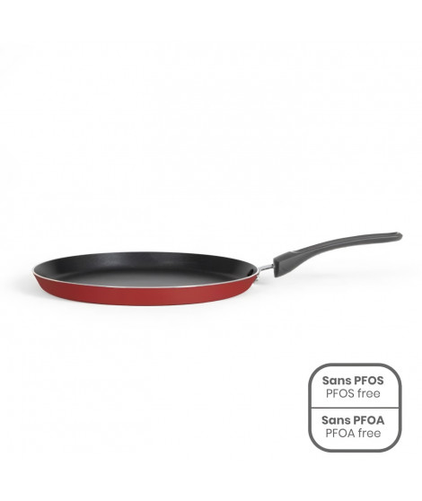 Premier Chef - Crepiere 26 cm - LIVOO - MEP149 - Antiadhésif sans PFOA ni PFOS - Manche silicone - Tous feux dont induction