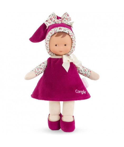 Doudou - COROLLE - Miss Rose Grenadine - 25 cm - senteur vanille - des la naissance