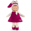 Doudou - COROLLE - Miss Rose Grenadine - 25 cm - senteur vanille - des la naissance