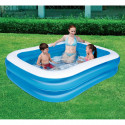 Piscine gonflable pour enfants- Bestway - Rectangulaire  - 201 x 150 x 51 cm - Bleu