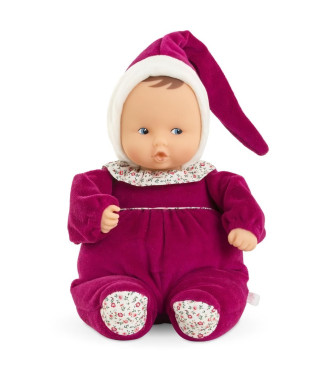 Doudou - COROLLE - Babipouce Rose Grenadine - 28 cm - senteur vanille - des la naissance