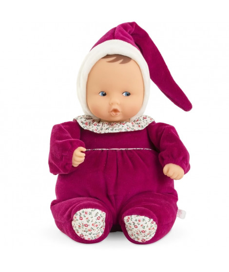 Doudou - COROLLE - Babipouce Rose Grenadine - 28 cm - senteur vanille - des la naissance