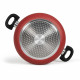 Faitout 24 cm - LIVOO - MEP150R - Antiadhésif sans PFOA ni PFOS - Poignées silicone - Tous feux dont induction
