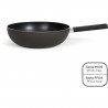 Premier Chef - Wok 32 cm - LIVOO - MEP156N - Antiadhésif sans PFOA ni PFOS - Manche silicone - Tous feux dont induction