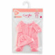 Pyjama Rose et Bonnet - COROLLE - Vetements - Pour Poupon 30cm - Des 18 mois