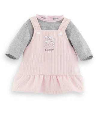 Robe et T-Shirt Bords de Loire - COROLLE - Vetements - Pour Poupon 30cm - Des 18 mois