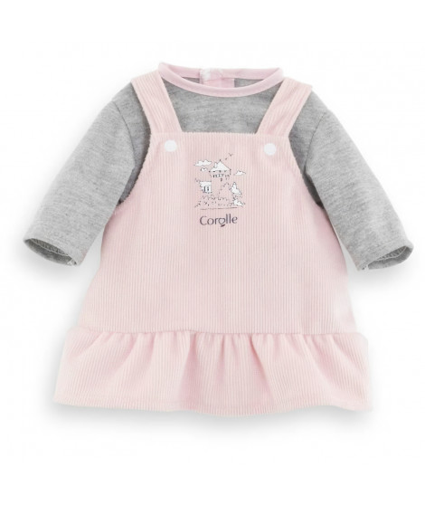 Robe et T-Shirt Bords de Loire - COROLLE - Vetements - Pour Poupon 30cm - Des 18 mois