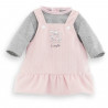 Robe et T-Shirt Bords de Loire - COROLLE - Vetements - Pour Poupon 30cm - Des 18 mois